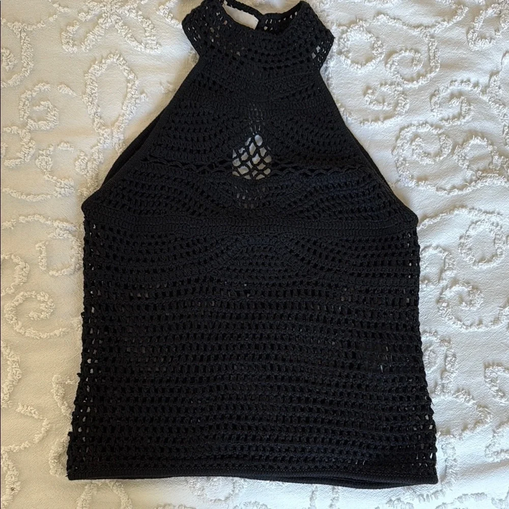 THE GARMENT EGYPT CROCHET TANK TOP - BLACK
ADD TO WISHLIST - Picture 5 of 11